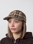 Бейсболка KANGOL арт. K5509 Plaid Earflaps Baseball (коричневый / бежевый)